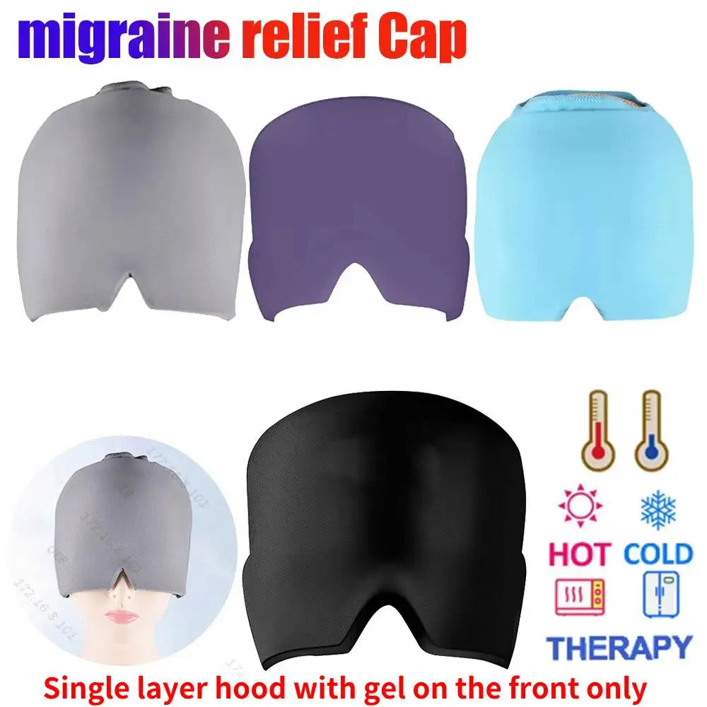 Bonnet de Gel contre la Migraine